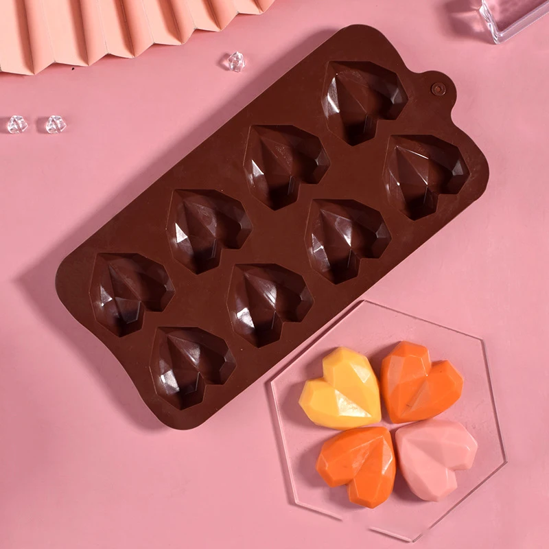 Love Silicone Baking Mold Valentines Day New year Ramadan Mother's Day DIY Chocolate Candy Molds Baking Accessories Cake Molds