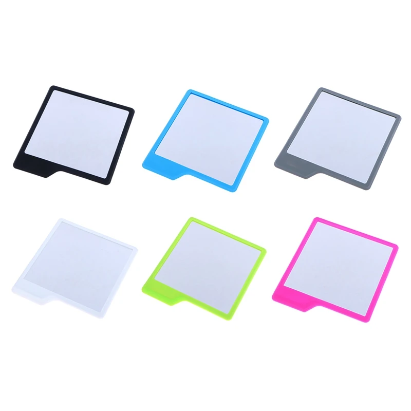 Fashion Silicone Mirror Self Grips Mirror Shatterproof Shaving Makeup Shower Silicone Travel Washroom