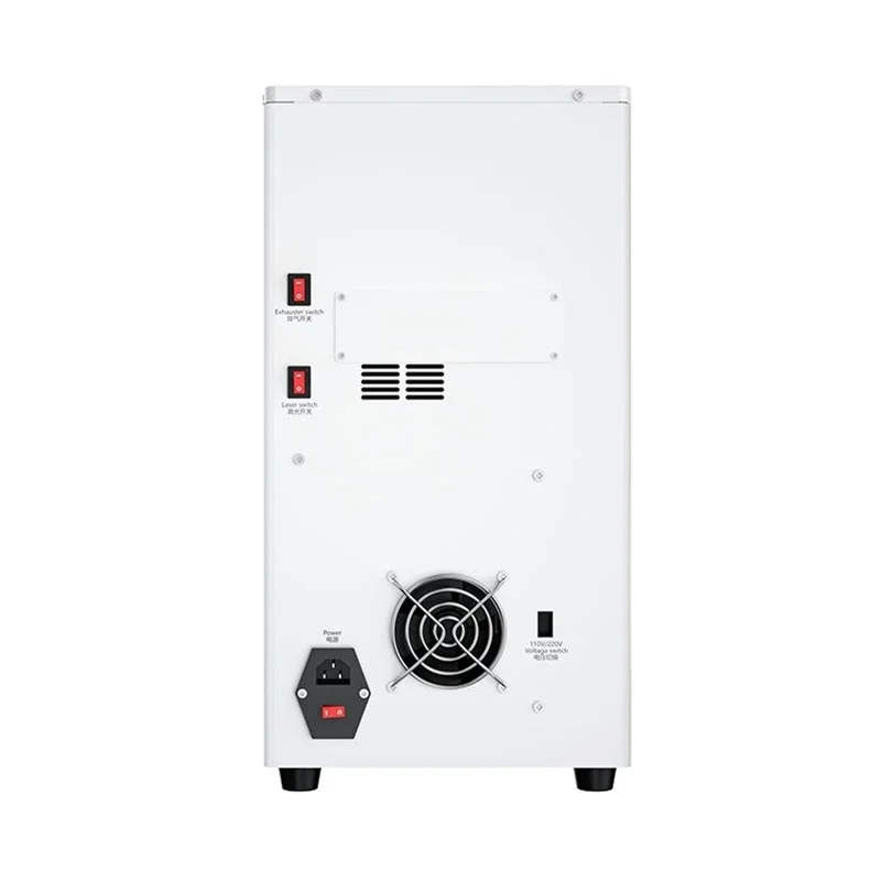 LY TBK 958F 포커스 LCD 레이저 다이오드 마킹 기계 20W 아이폰 레이저 마킹 화면 제거용 맥스 백 커버 연기 흡수기