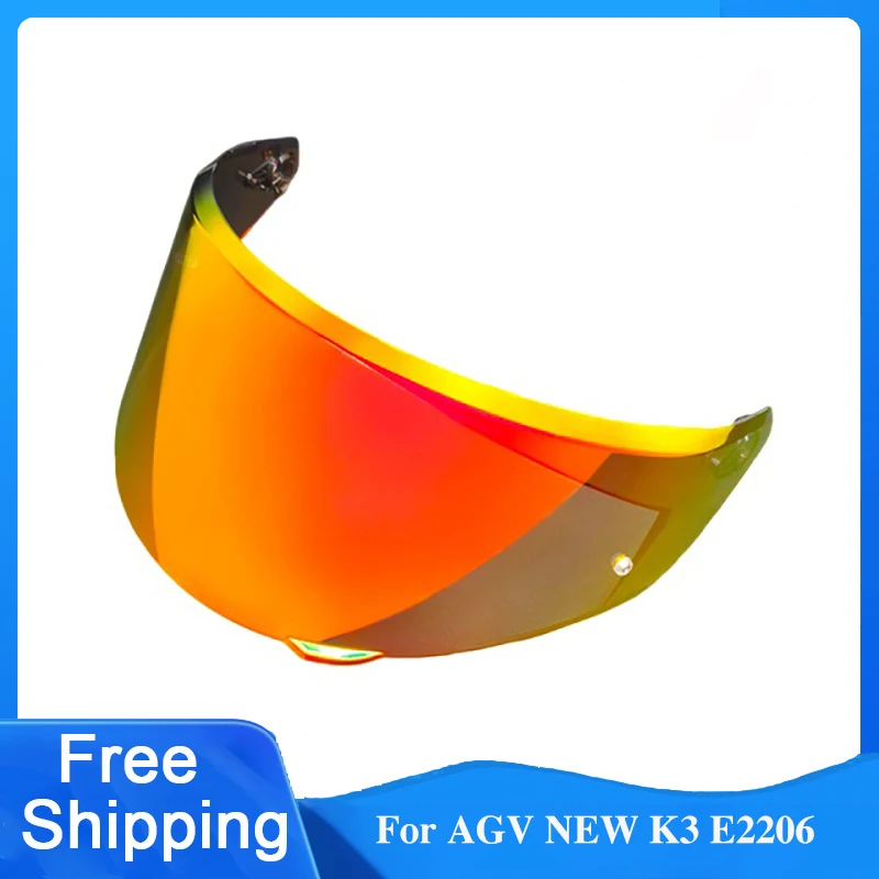 

K3 Motorcycle Helmet Visor Lens For AGV NEW K3 E2206 Replace Anti-UV Anti-Scratch Dustproof Wind Shield Motorcycle Accessories