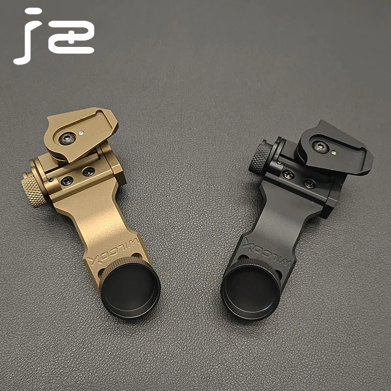 Imagem -03 - Metal j Arm Nvg Mount Helmet Bracket Adaptador de Capacete Óculos de Visão Noturna L4g24 an Pvs14 Parts