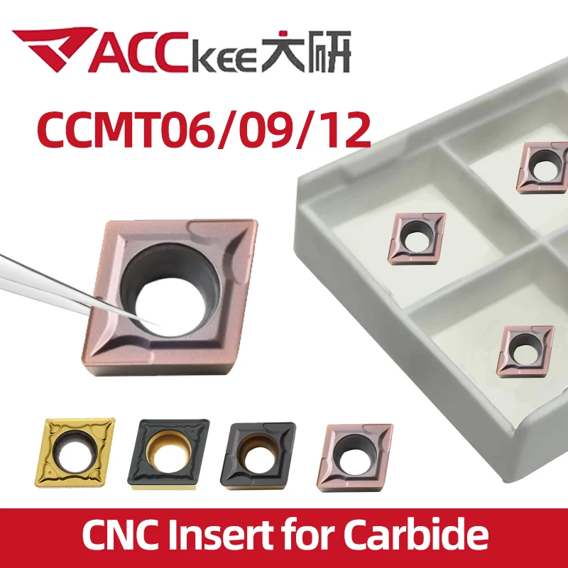 ACCKEE CCMT060204 CCMT09T304 CCMT120404 CNC Internal turning tool carbide turning tool milling tool CCMT060208 lathe tool CCMT