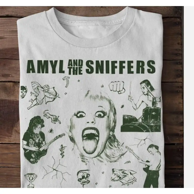 Rare Amyl And The Sniffers Tour S to 5XL Gift For Fan Basic T-shirt