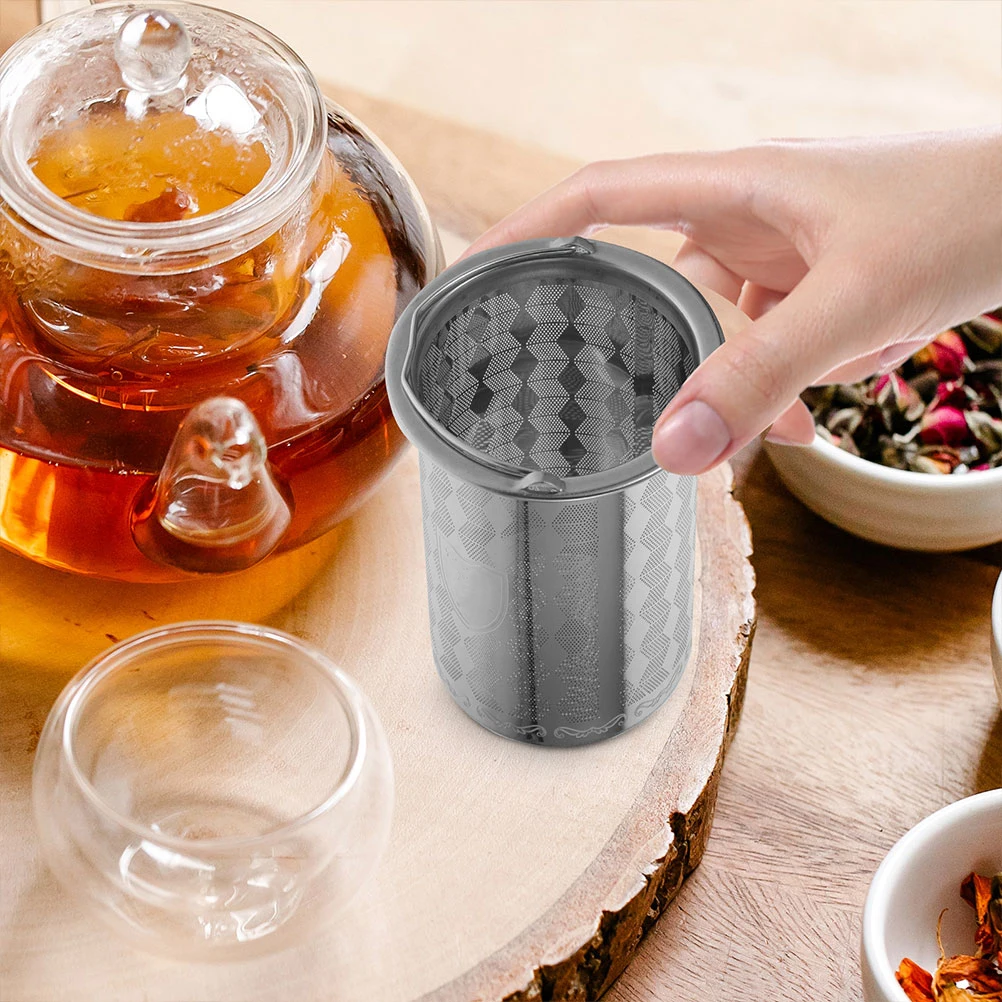 

1pc Stainless Steel Infuser Pot Replacement Filter Fine Mesh Home Office Use Filters Supplies Metal Strainer Insert