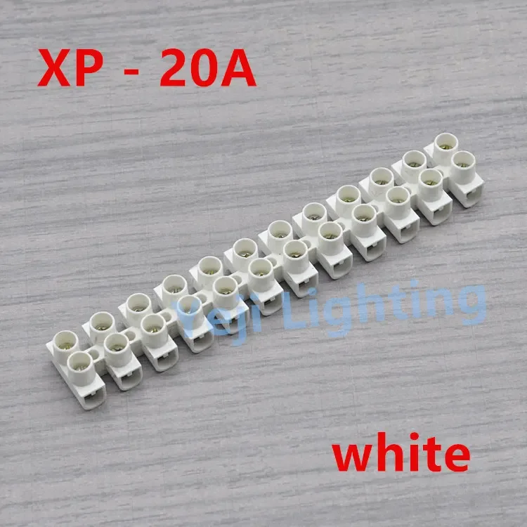 Push type terminal block LED Fast wiring post wire connector Crimp terminal for led lamp chandeliers pendant lights white color