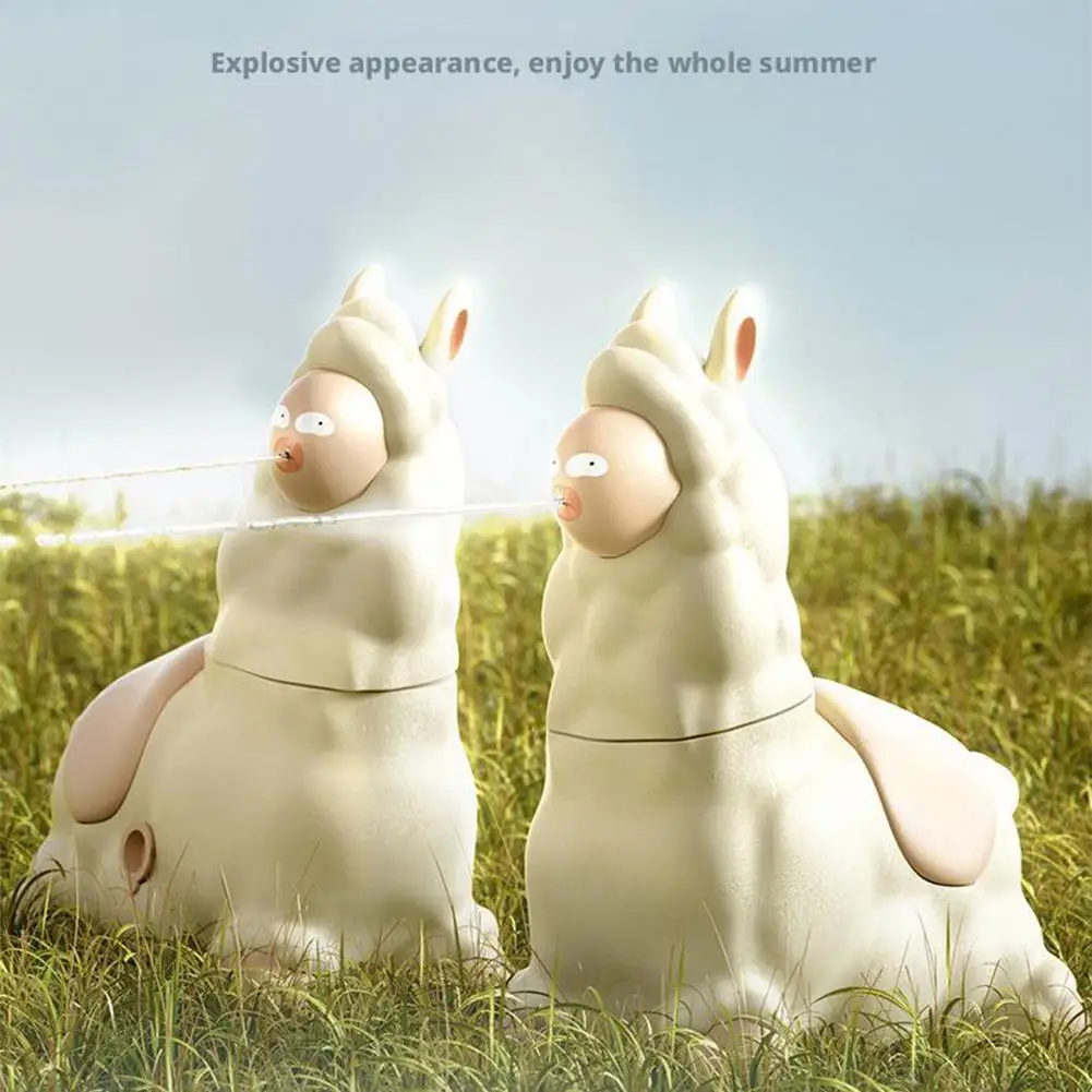 Alpaca Water Squirting ของเล่นสําหรับเด็ก-สระว่ายน้ําชายหาดฤดูร้อนของเล่นน้ําตลก Prank สเปรย์ปืนสําหรับเด็กเล่นกลางแจ้ง