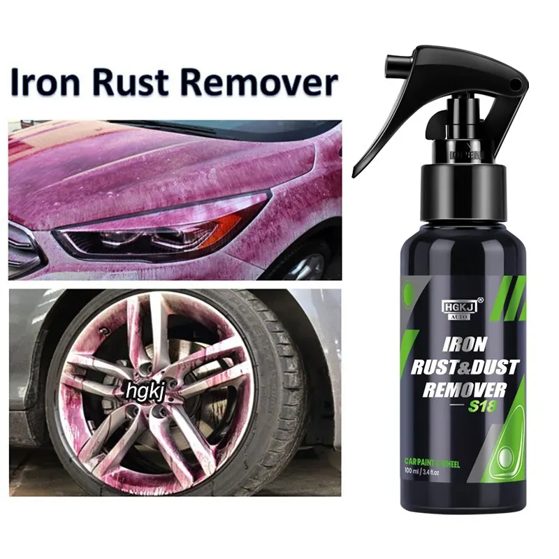 Paint & Wheel Iron Particles Powder Cleaning Protect Brake Discs From Dust Rim Rust Cleaner Chemical HGKJ S18