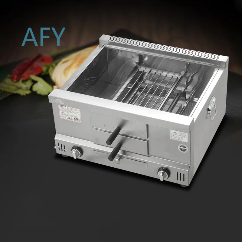 Teppanyaki Machine for Gas Grill LPG Griddles Stainless Steel Flat Top Pancake Maker Commercial Kitchen Cooking Equipment