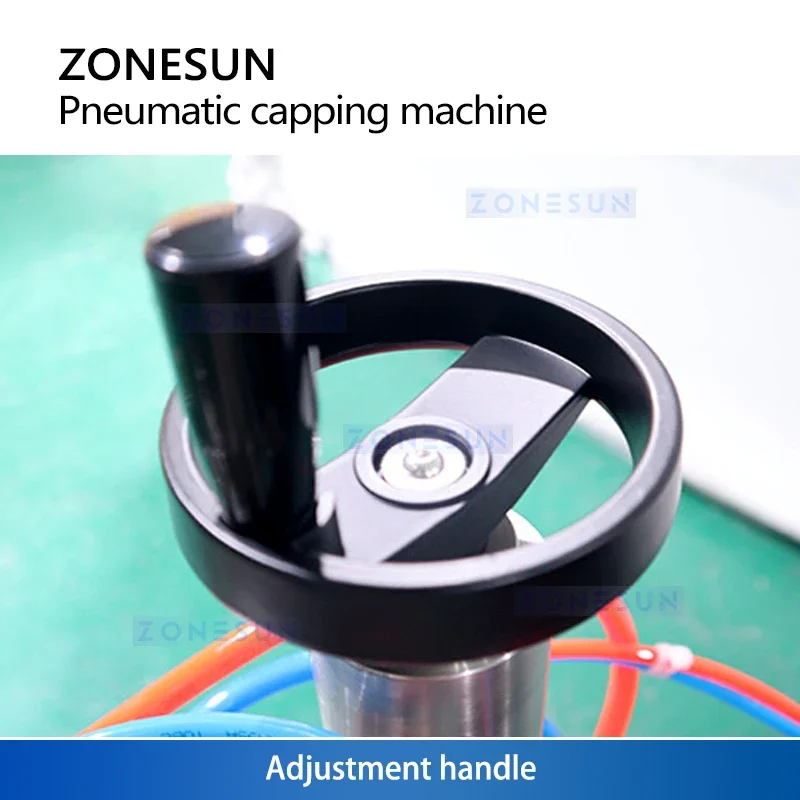 ZONESUN ZS-YG25Q Pneumatic Aerosol Can Crimper Aerosol Can Sealing Machine Spray Paint Sealer Aluminum Tin Capping