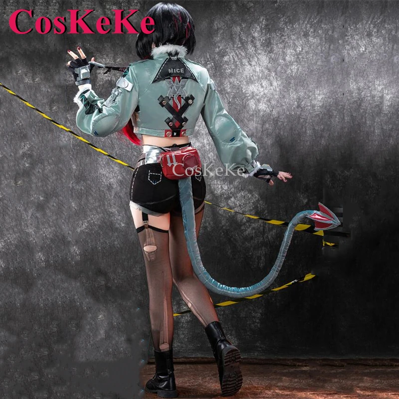 CosKeKe Jane Doe Cosplay Game Zenless Zone Zero Costume Fashion Sweet Uniforms Outfit Women Activity Party Role Play Clothing