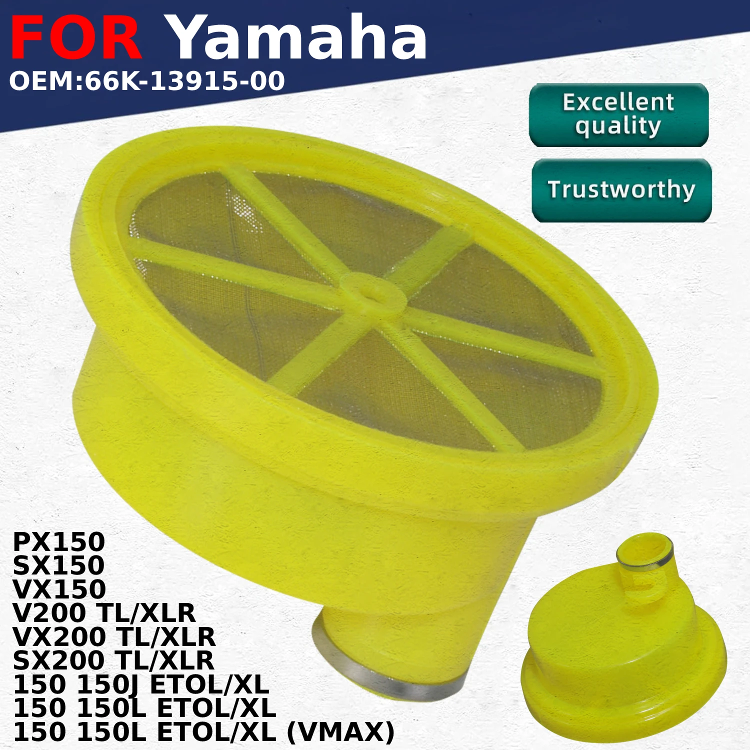 

Motorcycle Fuel Pump Filter Element Filter Screen for Yamaha PX150 SX150 VX150 150 150J 150L ETOL/XL V200 VX200 SX200 TL/XLR
