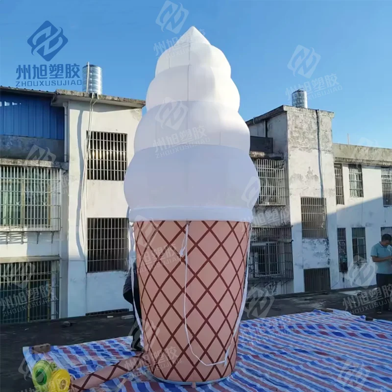 Dessert shop outdoor promotion prop inflatable ice cream cold drink shop decoration cartoon sweet foods