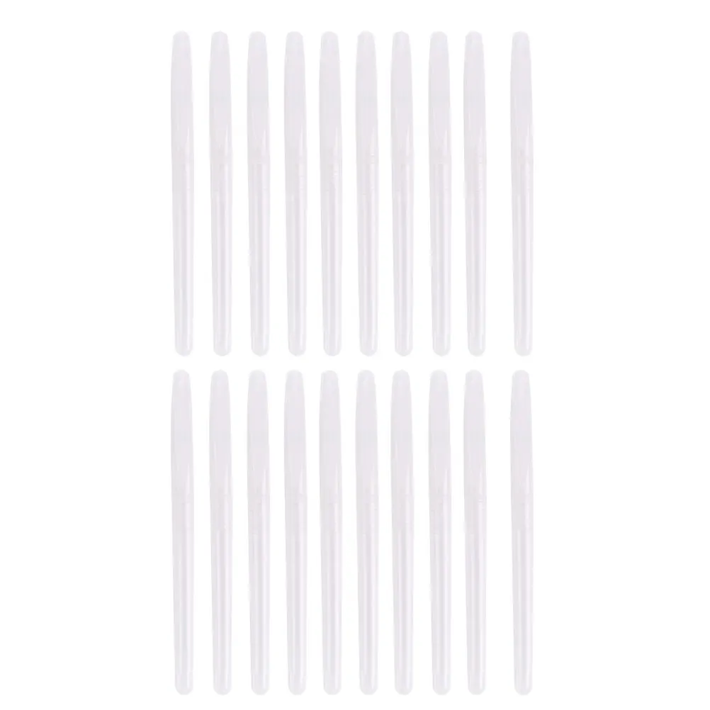 

50 Pcs Transparent Holders Empty Pen Shells Clear Ballpoint Pen Tubes Plastic Refills for Students Stationery Leakproof