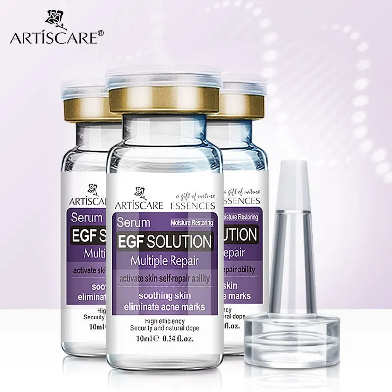 مصل الوجه ARTISCARE EGF لترطيب الرؤوس السوداء والتحكم في الزيوت وإصلاح البشرة 3 قطع