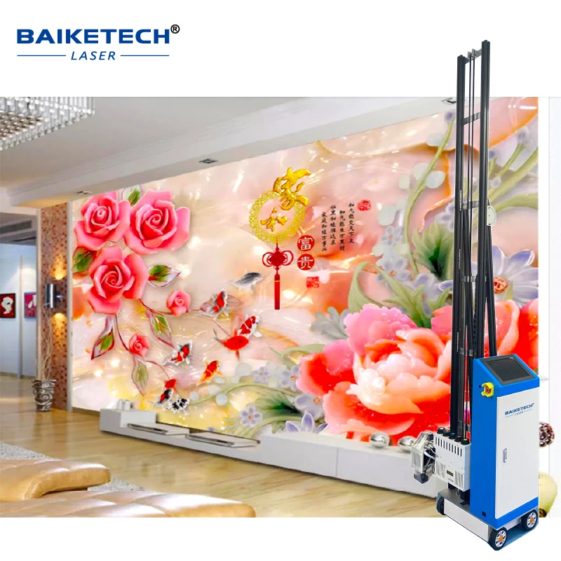 

TH-UP700 Factory direct sale 3D UV vertical wall decor inkjet printer DX7 indoor and outdoor printing machine