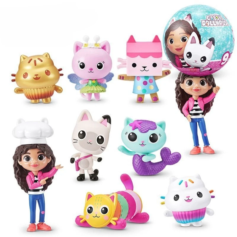 

Подлинное пятикратное яйцо-сюрприз Gaby, кукольный домик, слепая коробка, миниатюрная игрушка-симулятор