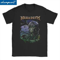 Novelty Helicopter Metal Rock Band T-Shirts Men Women 100% Cotton T Shirt Megadeths Short Sleeve Tee Shirt Printed Clothes