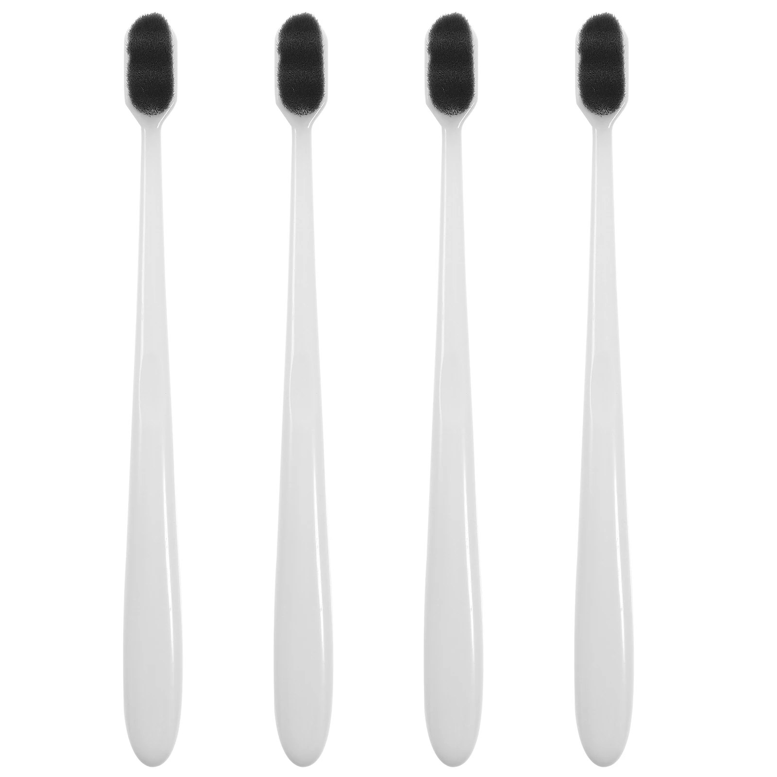 

4pcs Soft Toothbrushes Bristles Toothbrushes Travel Portable for Adults PP Material Kids Camping Foldable Small Size