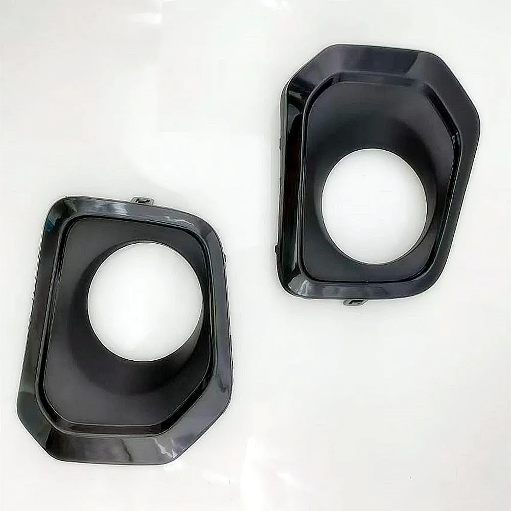 

Fog Light Lamp Frame Fit for Toyota Tacoma 2016 2017 2018 2019 2020 Car Front Bumper Cover Matte Black Housing with Chrome Trim