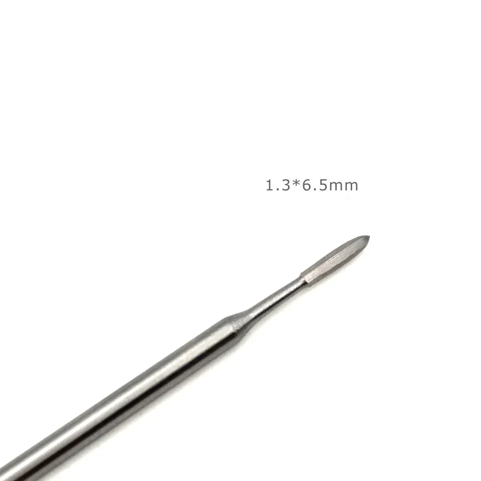 HYTOOS Hexagon Cuticle Clean Burr 3/32 Stainless Steel Nail Drill Bit Milling Cutter for Manicure Dead Skin Removal Nails Care