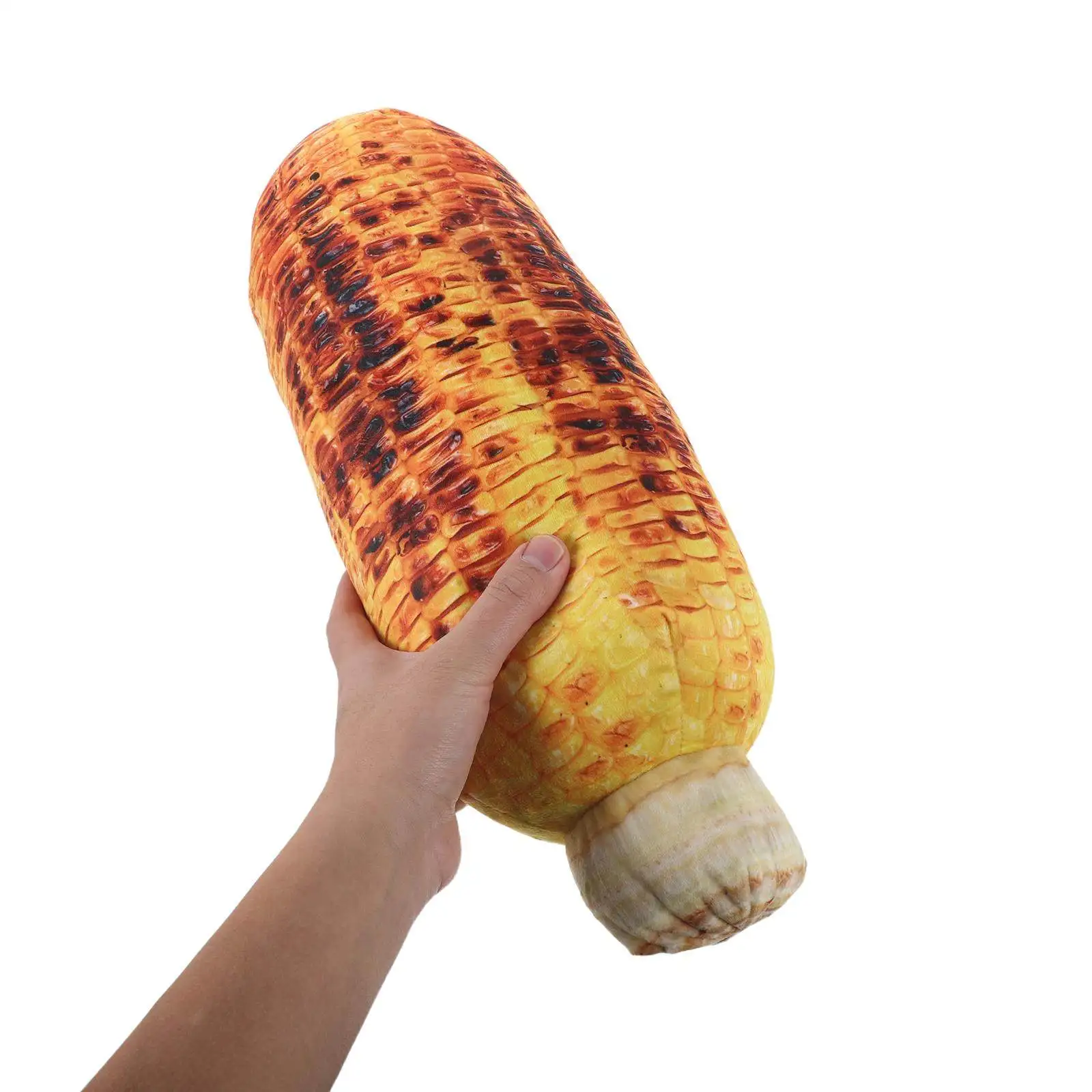

Realistic Corn Shaped Pillow Ultra Soft Stuffed Couch Cushion Decorative Comfortable Food Design Pillow for Living Room Bedroom