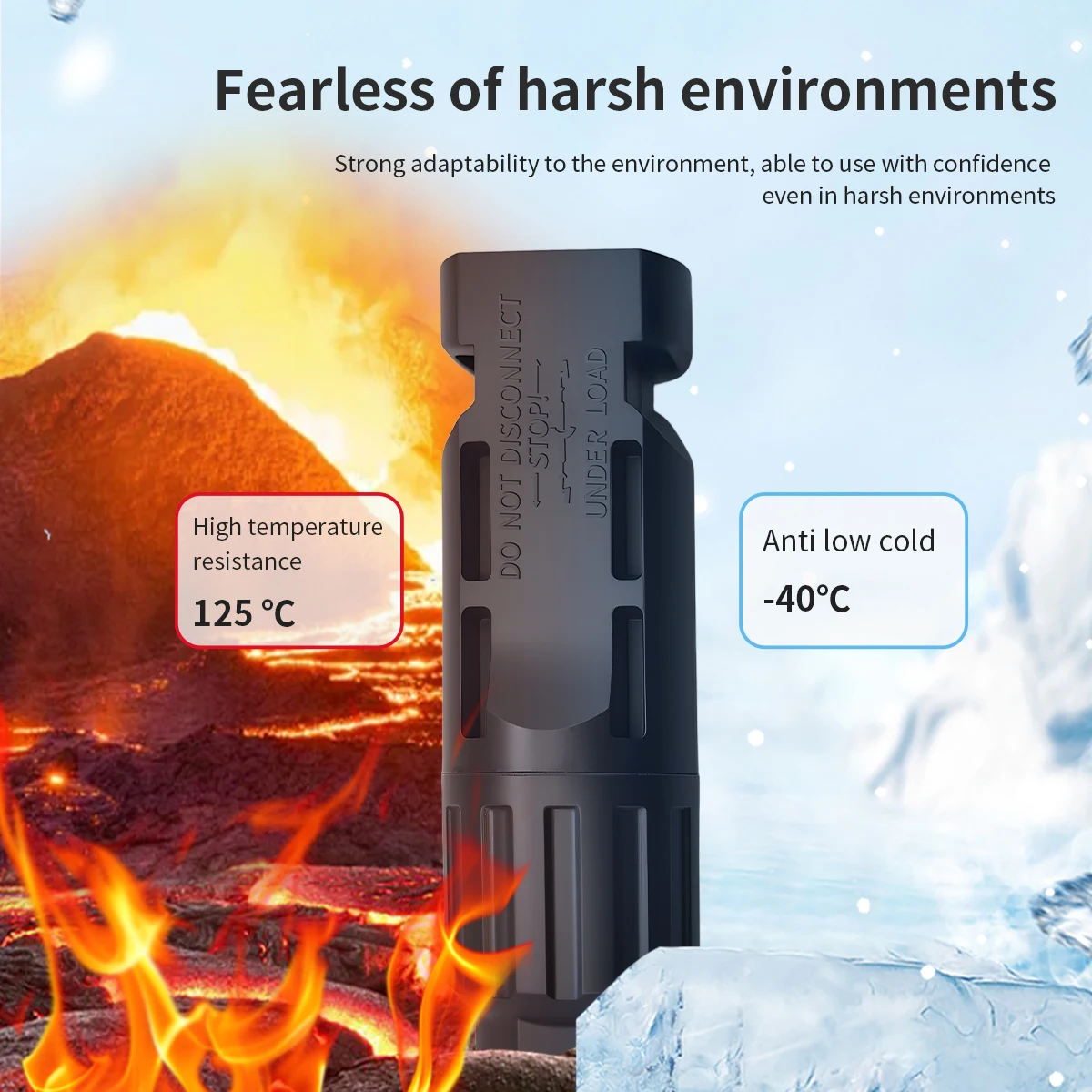 TOMZN 1000V 45A Two Sets of Solar Connectors Panel Branch PV Photovoltaic Wire Board Terminal Box Inverter Waterproof IP67 125℃
