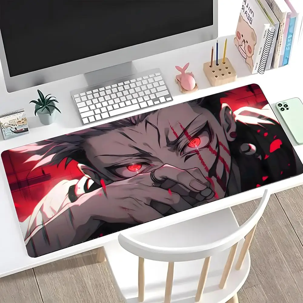 

Коврик для мыши K-kagurabachi, большой игровой коврик с защитой по краям, утолщенный, для компьютерной клавиатуры, стола, рабочего места