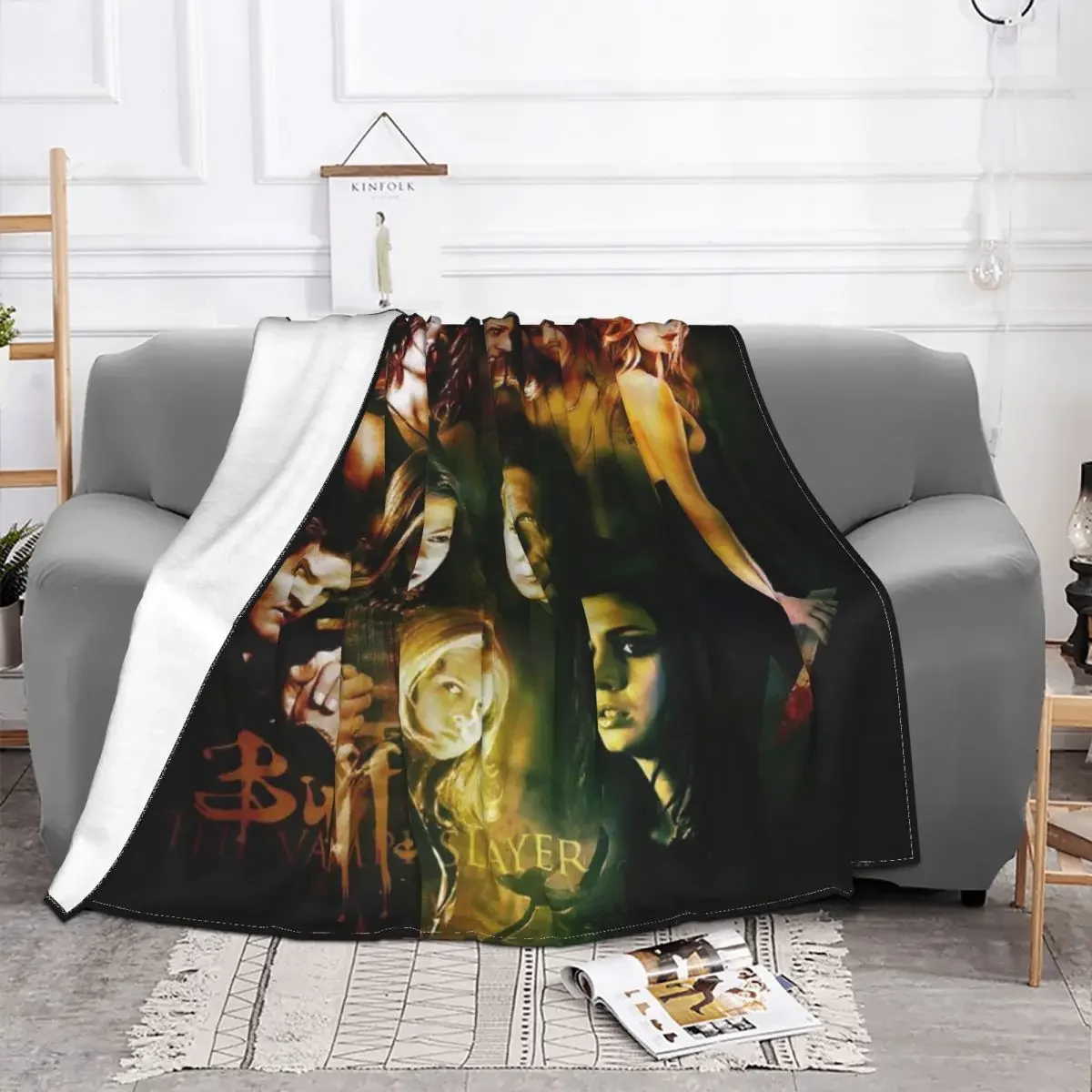 

Baby Blanket Buffy The Vampire Slayer Flannel Sofa Cover Summer Tv Show Soft Throw Blanket for Bed Couch Plush Thin Quilt