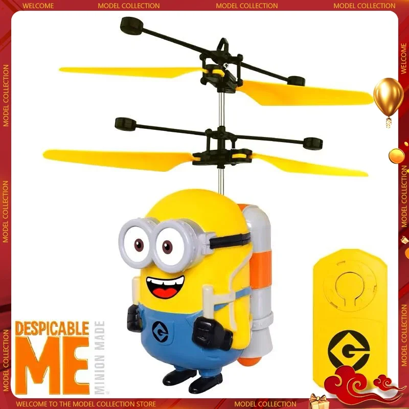 Minionki pilot zabawka dla dzieci chłopiec pilot inteligentny samolot indukcyjny zabawki edukacyjne prezent dla dzieci