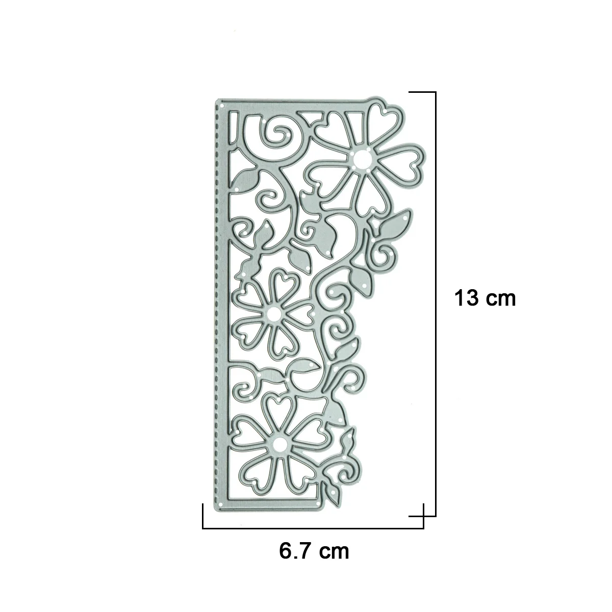 For Scrapbooking Metal Cutting Die Cut Cherry Blossom Flourish Vine Presscut Handmade Greeting Card Clipart Papercraft Material