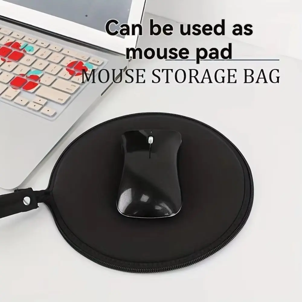 Mouse Pad Digital Storage Bag Adapter Power Case Neoprene Data Cables Bag Useful Headphone Pouch Mouse Case Computer Peripherals