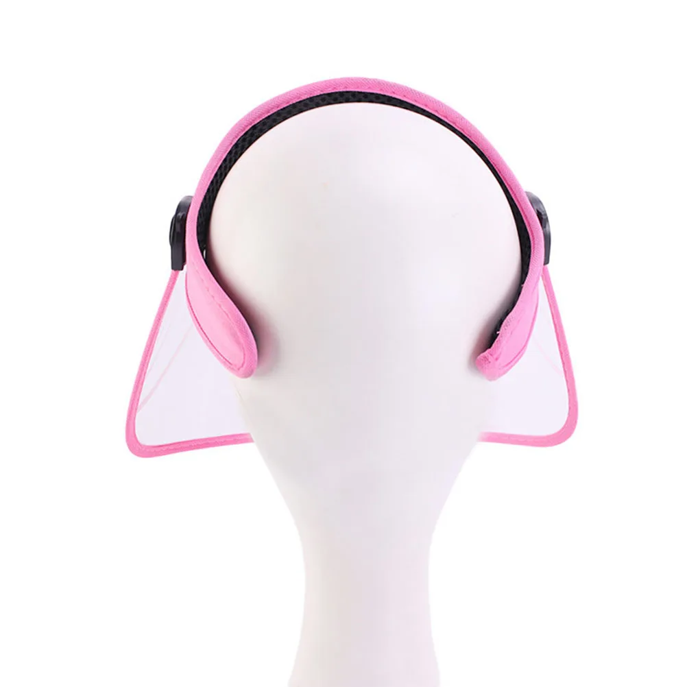 

Plastic Empty Top Hat Transparent Face Cover Protective Cap Dust Proof Outdoor Cycling Fishing Walking Camping Health Care