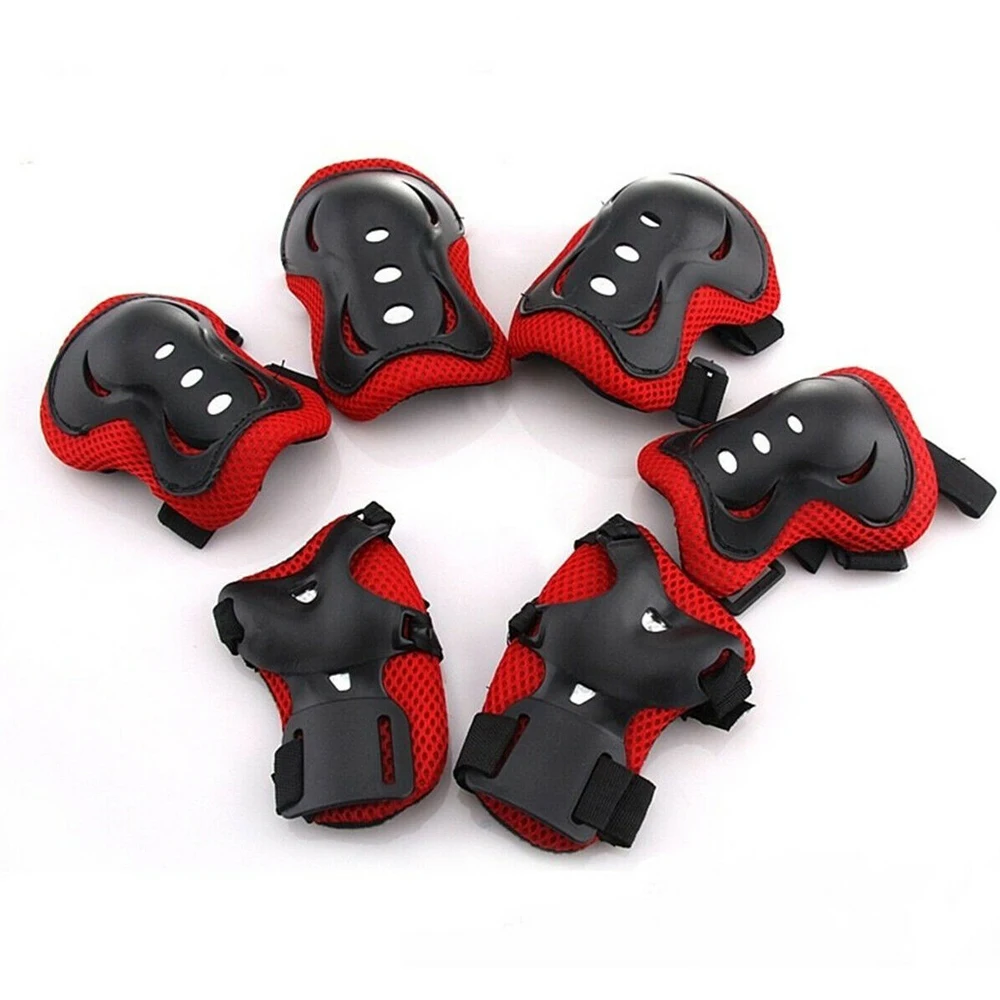 Kids Rollerblading Protective Gear Set Safety Helmet Wrist Elbow Knee Pads for Child Cycling Skating Skiing Skateboard Scooter