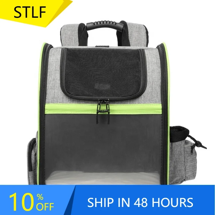 

STLFhot selling Pet Carrier Backpack Expandable With Breathable Mesh zaino cat puppy backpack expandable for outdoor park