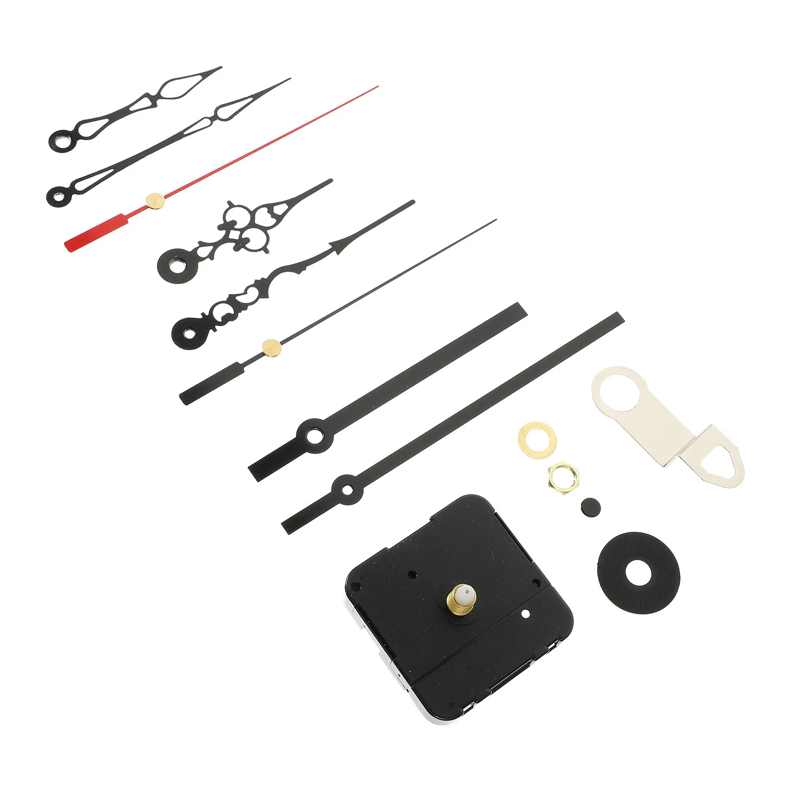 

Quartz Clock Movement Mechanism Kit Replacement Parts for Wall Clocks Metal Plastic Lightweight Retro Design Various Styles Home