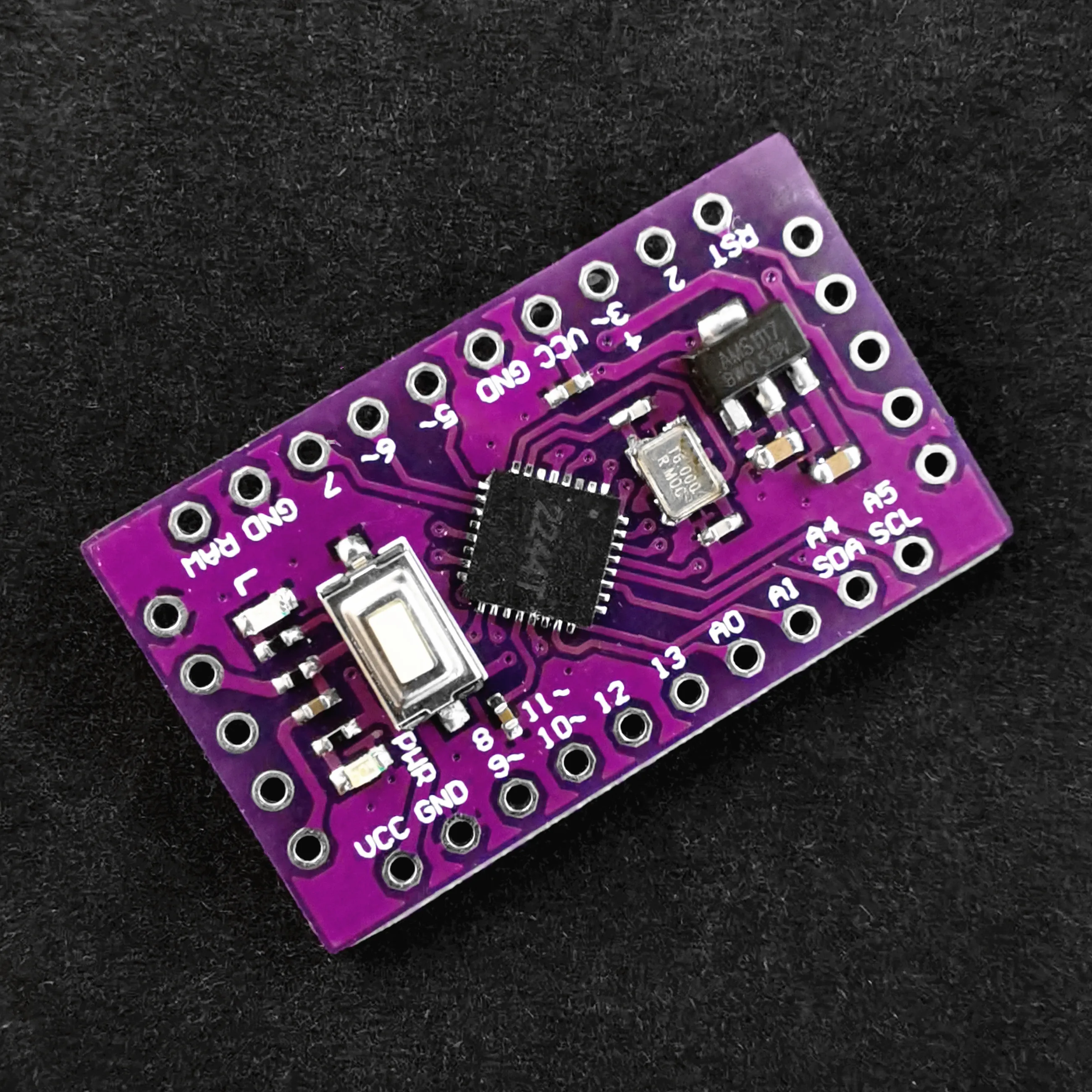 LGT8F328P SSOP20 MiniEVB Substitui Arduino Pro Mini ATMeag328P, Totalmente Compatível, Sem Agulhas