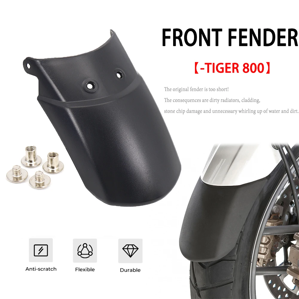 2011-2019 New For Tiger 800 XCX/Low XCA XC ABS Front Fender Mudguard Rear Extender Extension