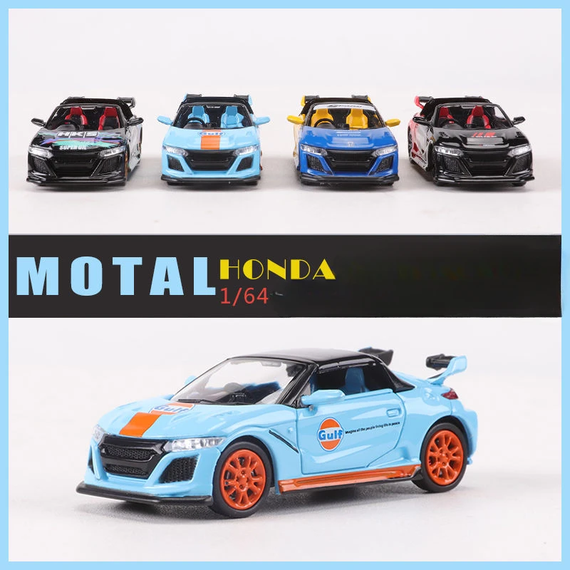 

Mortal 1:64 Honda S660 S-Series Roadster Modified Version Simulation Alloy Car Model