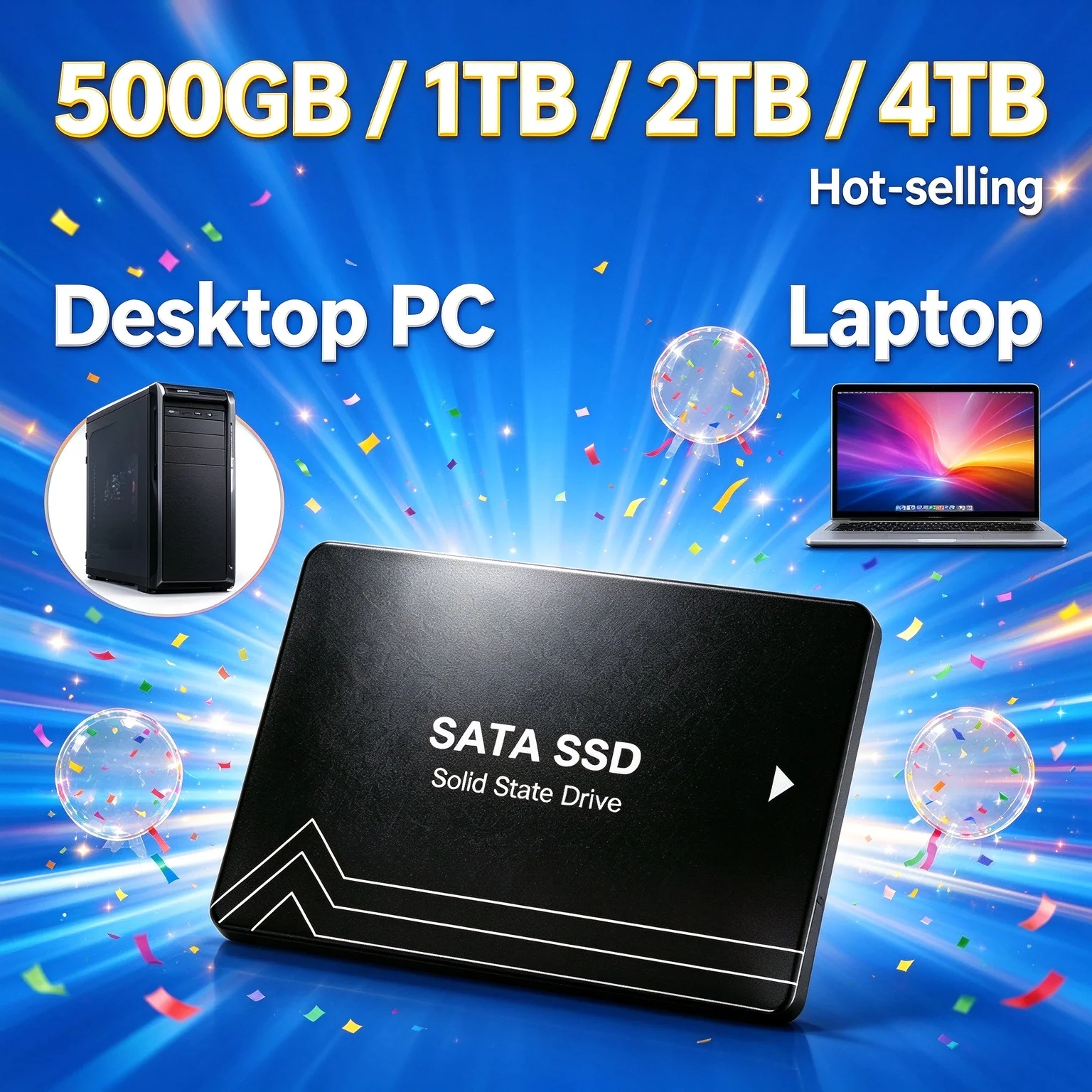 Ssd 500Gb - 2,5 İnç SATA III SSD Dahili
