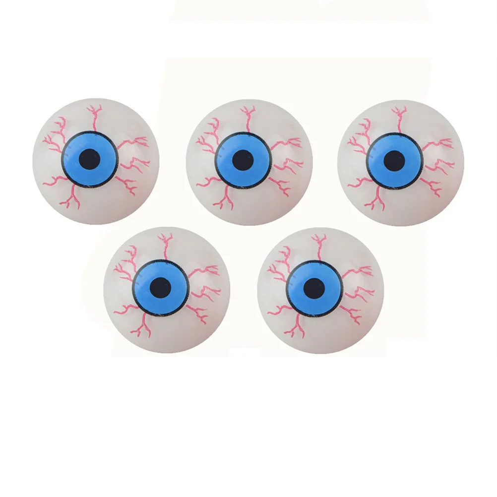 8 Pcs Dining Table Child Toy Eyeball Prop Bulk Bouncy Balls M Trick Halloween Toys