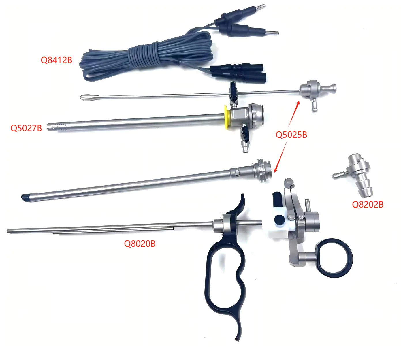 Bipolar Resectoscope Set for Urology Gynecology Reusable With Electric Manual Power Source