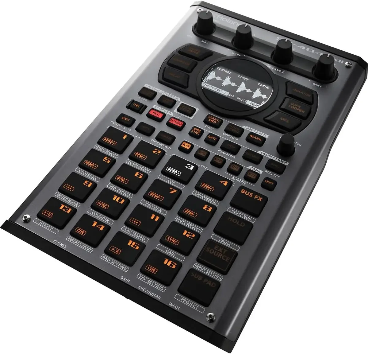 SP-404MKII Creative Sampler and Effector with 16GB Internal Storage, 32-Voice Polyphony and 160 Samples Per Project