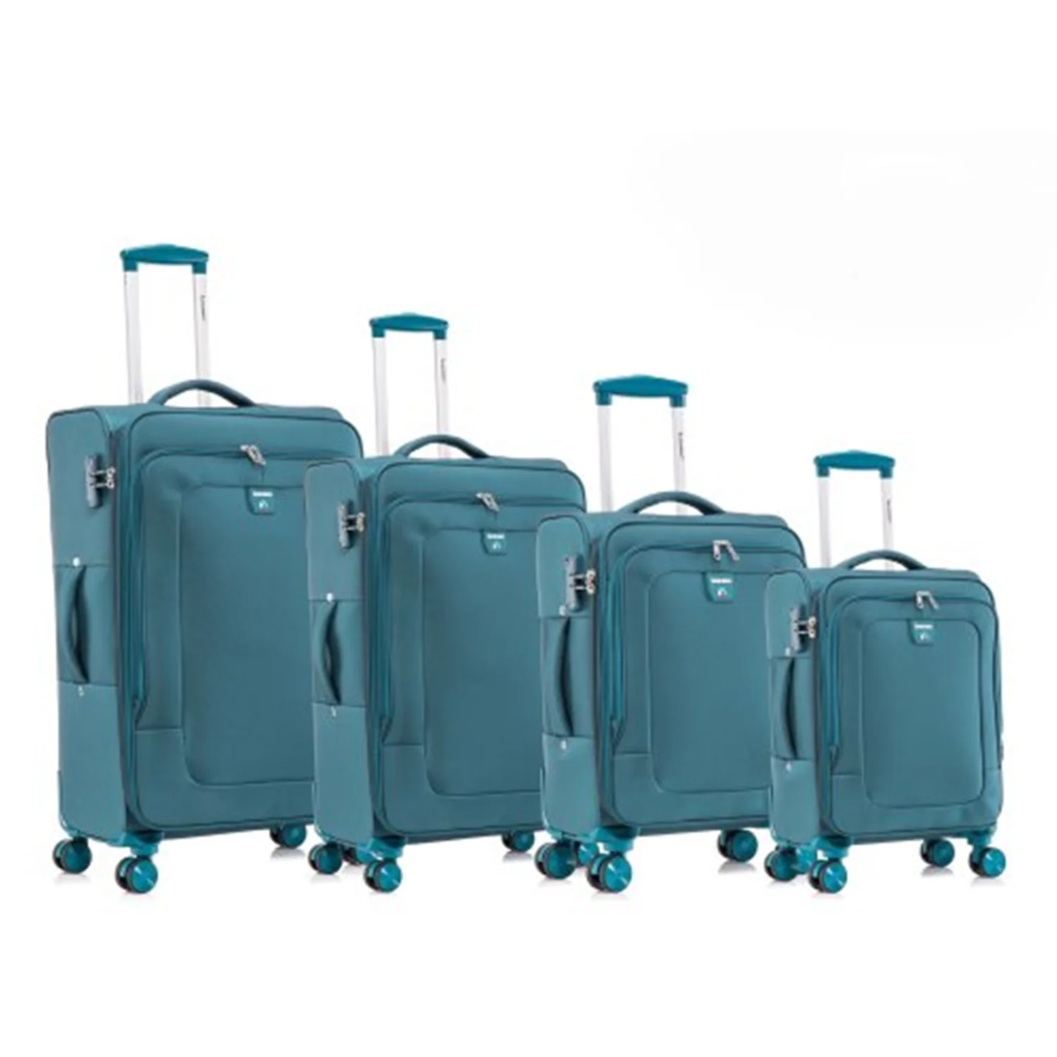 Ensemble de bagages en tissu quatre pièces, valise pour voyage, école et voyage d'affaires (20 po, 24 po, 28 po, 32 po)