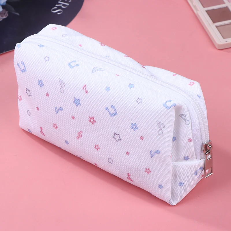 Star Notes Decorated Cute Pencil Box; Cartoon Cat Design; Large Capacity For School Office Supplies; Best Student Gifts.