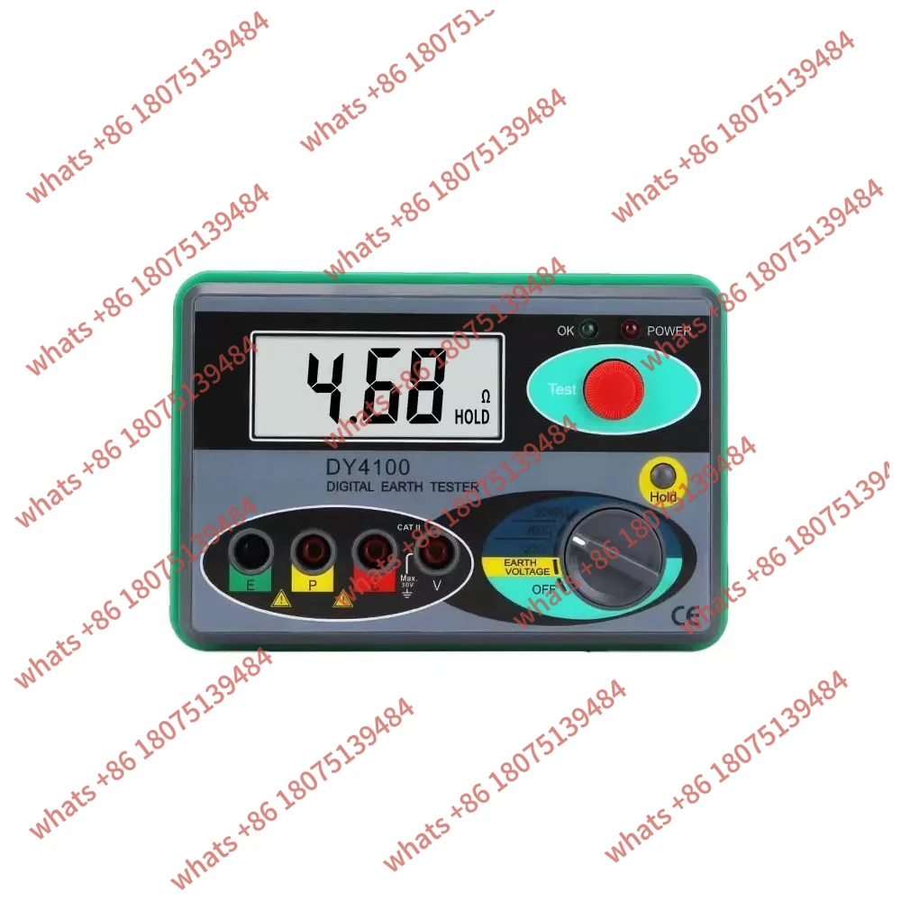 

Ground Resistance Tester DY4100 Digital Insulated Low Voltage AC Lightning Protection Transformer DC Resistance Tester