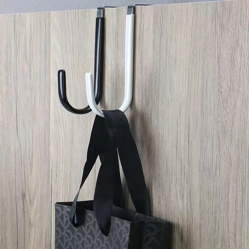 1PCS Creative Multi Purpose Hook Bathroom Radiator Towel Rack Kitchen Cabinet Door Rear Hook Key Towel Rack Home Accessories