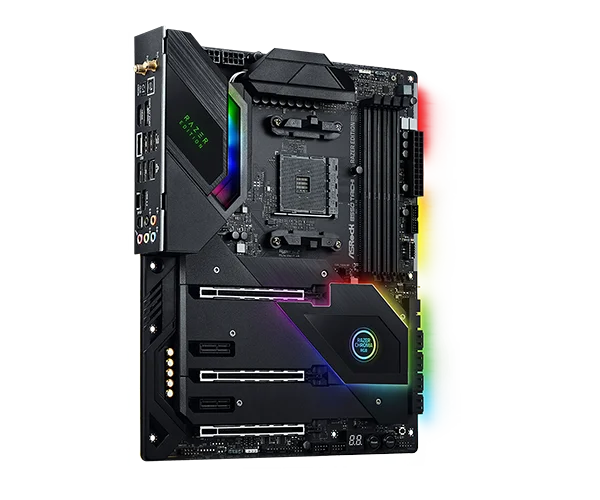 ASROCK B550 TAICHI RAZER EDITION B550 AM4 Motherboard CPU support R9 5950X R7 5800X3D R5 5500 R5 5600X memoria ram DDR4 ATX PC view 4