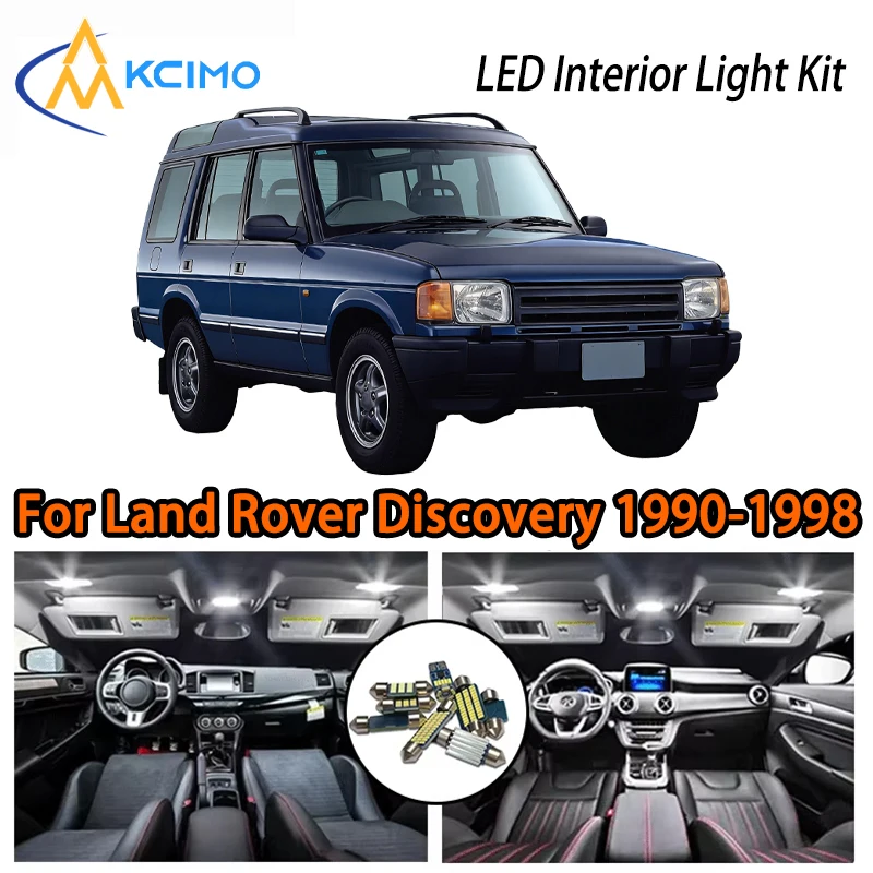 

Идеальная светодиодная подсветка салона для Land Rover Discovery I 1990-1998, два цвета на выбор, суперяркая, простая установка.