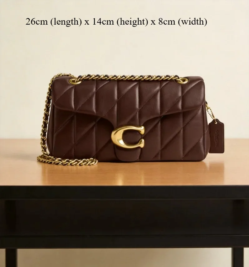 High-quality premium fashion diamond-link shoulder and crossbody bag, small square bag for instant profit