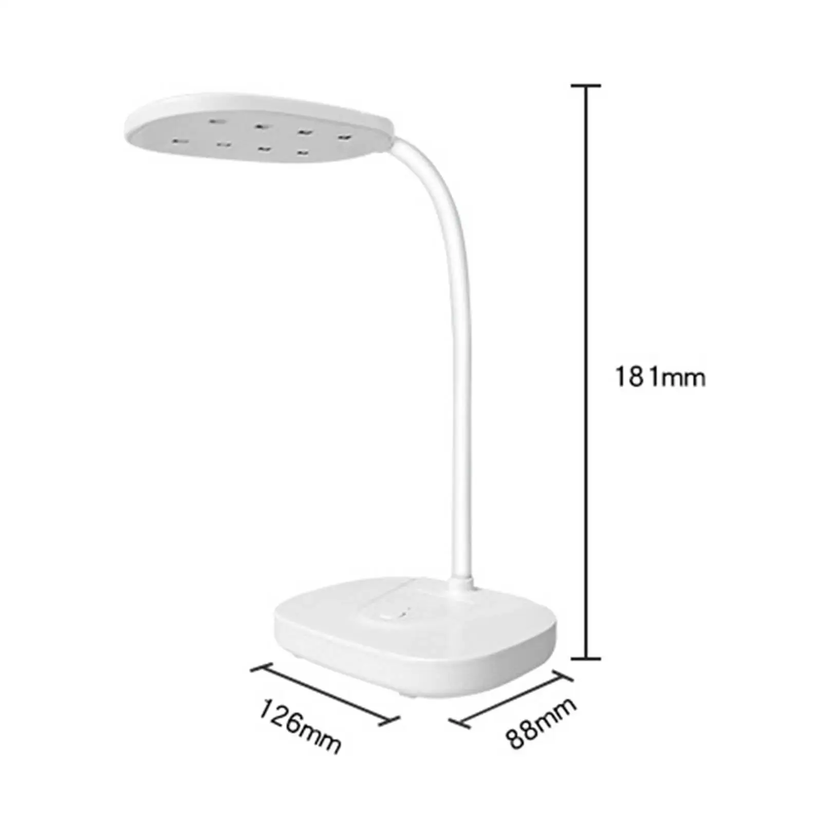 เครื่องมือทำเล็บด้วยหลอดไฟ LED น้ำหนักเบาพับ USB สำหรับเล็บเจล ศิลปะบนเล็บ